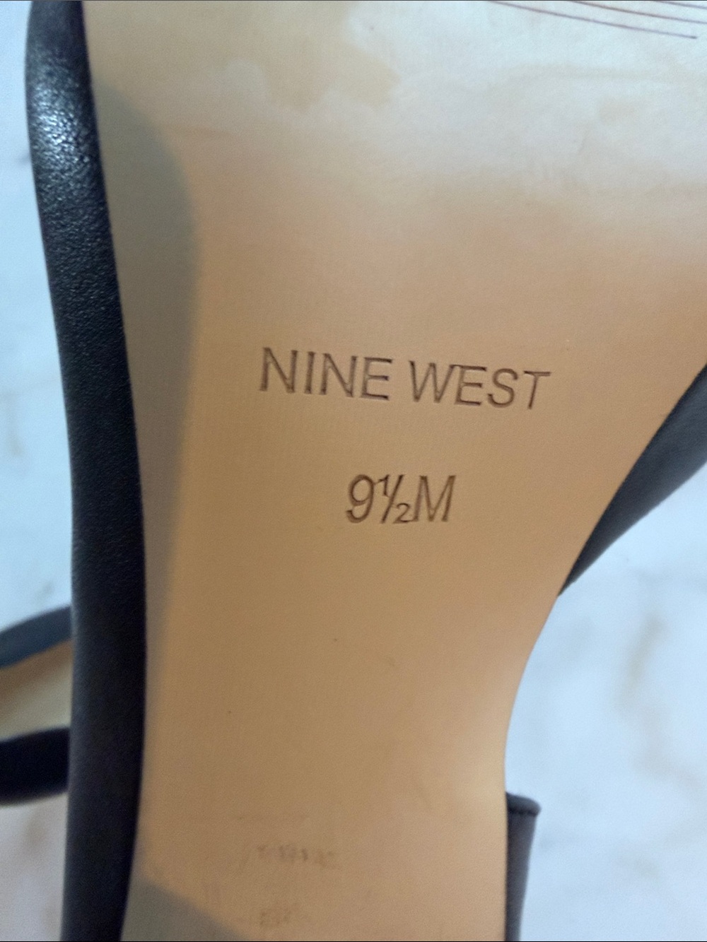 Nine West Black Pointed Toe Heel Pumps - Picture 6 of 9